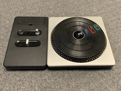 DJ Hero 无线转盘控制器 适用于 PS2 和 PS3 - 无转换器 - 零件或维修 — 第 1/4 张图片