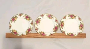 Wooden Wall Hanging Shelf Display Cabin Plate Groove Country Farmhouse Decor 27" - Picture 1 of 3