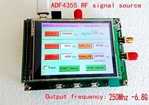 ADF4355 250Mhz-6,8G Generatore di segnale RF sweep frequenza microonde VCO - Foto 1 di 5