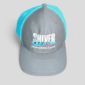 SHIVER Moonshine Lures Fishing Baseball Cap Hat Mesh Snapback - Picture 1 of 2