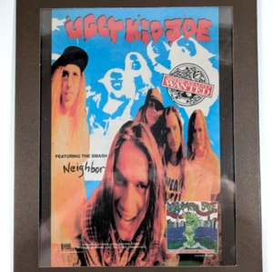 Ugly Kid Joe 1992 music advertisement Laminated “America’s Least Wanted” Frame - Picture 1 of 8