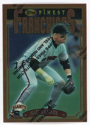 1996 Topps Finest Matt Williams Card  #342 - Image 1 of 2