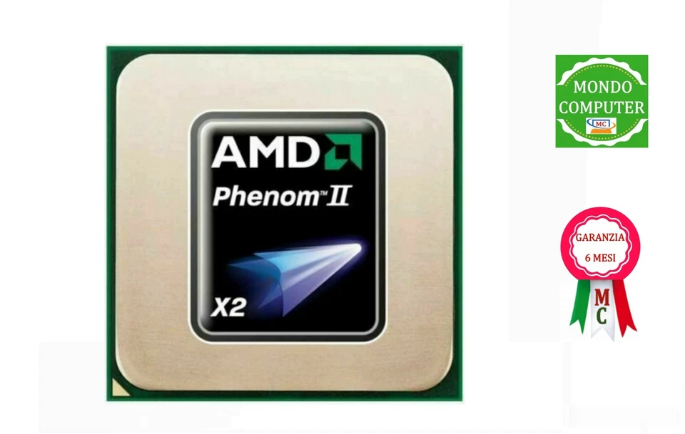 PROCESSORE AMD SOCKET   AM2+/AM3  PHENOM IIX2  X545     HDX545WFK2DGI   80W - Immagine 1 di 1