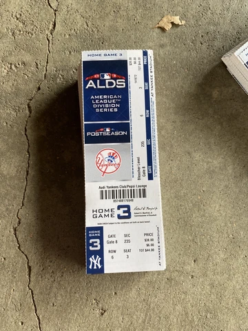 lot of (300) 2018 NEW YORK YANKEES BOSTON RED SOX ALDS PHANTOM GAME TICKET STUB Cover