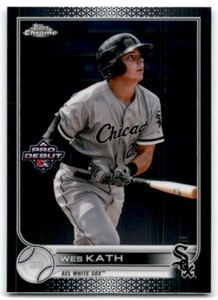2022 TOPPS PRO DEBUT CHROME WES KATH ACL WHITE SOX #PDC-63