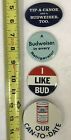 4 VINTAGE BUDWEISER CAMPAIGN PINS BUTTONS FREE SHIPPING!