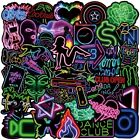 50PCS Neon Sign Stickers Bomb Graffiti Decal Pack Laptop Car Luggage Skateboard