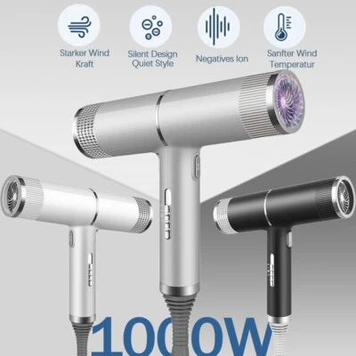 Fön Profi Haartrockner 1000W Ionen Föhn Luftstyler Haartrockner Multi-Haarstyler - Bild 1 von 4