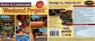 Punch! Home & Landscape Weekend Projects CD-ROM Windows - NEW Sealed Jewel Box - Image 1 of 2