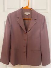 Petite Sophisticate Suit w Skirt Set Lavender size 6 Nice Condition