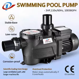 3.0 HP For Hayward Inground Pool Pump Motor w/ Strainer Spa Circulation Pump - Picture 1 of 14