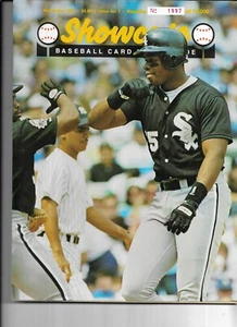 SHOWCASE BASEBALL CARD PRICE GUIDE ISSUE NO.1, NOV. 1991-FRANK THOMAS COVER - Picture 1 of 2