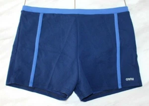 Arena Men's Blue Swimsuit Trunk Boxer Swimming Brief Swim Slip Short Swimwear XL - Picture 1 of 6