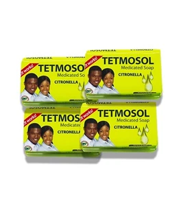 LOTTO DI 4 SAPONI 4 SAPONI sapone medicato Tetmosol. VENDITORE USA - Foto 1 di 6