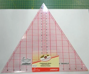 Sew Easy Patchwork Ruler 12"x13.87" 60 Degree Triangle Craft Quilting & Patchwor - Picture 1 of 2
