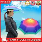 Fishing Umbrella Hat Foldable Outdoor Sun Shade Waterproof Cap (Multi)