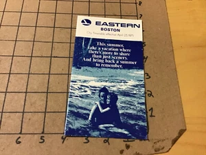 HIGH GRADE Original Brochure: 1971 EASTERN airlines Boston - city timetable 12pg - Picture 1 of 6