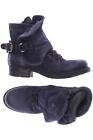 A.S.98 Stiefelette Damen Ankle Boots Booties Gr. EU 39 Leder Marineblau #k5q6v65