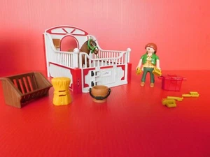 PLAYMOBIL COFFRET 5108 LES CIVILS OU CIRQUE : PONEY et son BOX, personnage etc - Imagen 1 de 9