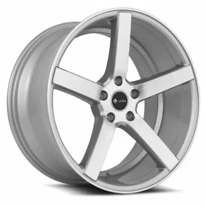 20x9.5 Vors TR5 5x108 +35 Silver Machine Face Wheels (Set of 4) - Picture 1 of 3