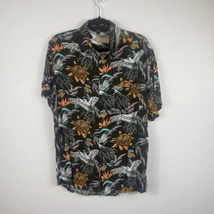 Knobby Mooloolaba shirt men's floral short sleeved button up logo Size XXL - Bild 1 von 11