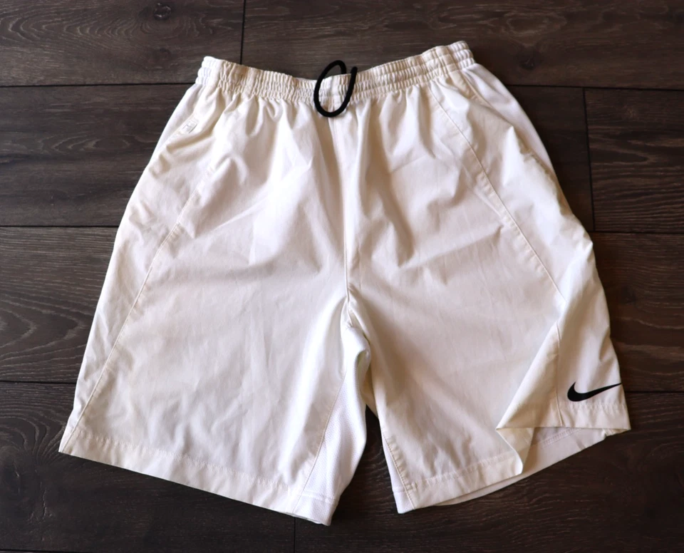 NIKE CANCHA TENIS GLADIADOR RAFAEL NADAL ROGER ESTILO FEDERER PANTALONES CORTOS BLANCOS GRANDES Foto 1 de 4