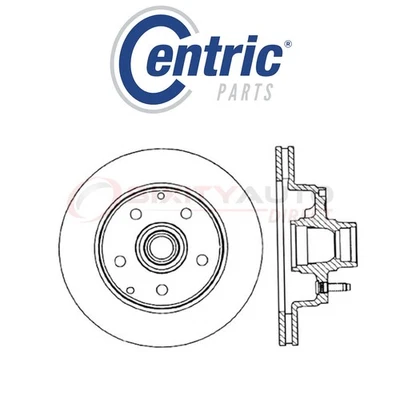 Centric C-TEK Disc Brake Rotor for 1990-2002 Chevrolet Astro 2.5L 4.3L L4 V6 hw Foto 1 de 4