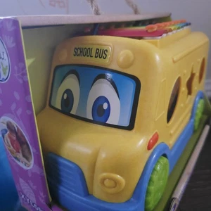 Xylophone School Bus-Musical Toy and Shape Sorter! Kids Fun Toy For Holiday Gift - Picture 1 of 3
