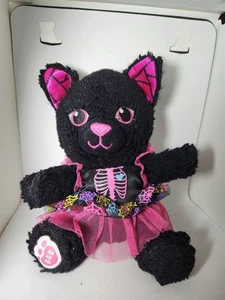 Peluche Build A Bear Buddies Night Magic Kitty Cat Smallfry Halloween 8" con vestito - Foto 1 di 13