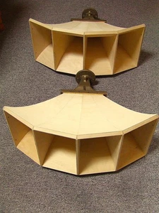 +Hörner+Le`Dauphin+ONE PAIR+Sand gefüllt+sand filled+with Bronze Adapter+ - Bild 1 von 5