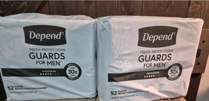104 Depend Guards Fresh Protection For Men Dryshield 2 Packungen, 52 - Bild 1 von 2