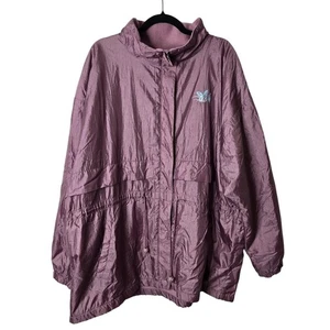 Vintage Stonybrook Übergangsjacke Schmetterling bestickt lavendel lila - Bild 1 von 7
