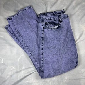 Women’s Size 16p Purple Jeans Diane Gilman Vintage Straight Leg - Picture 1 of 7