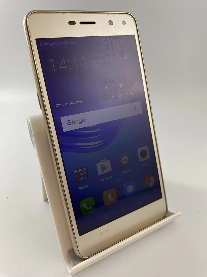 Huawei Y6 2017 Gold Unlocked 16GB 5.0" 13MP Android Touchscreen Smartphone - Image 1 of 4