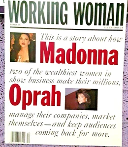 Working Woman Magazine December 1991 Madonna & Oprah how they make millions - Bild 1 von 4