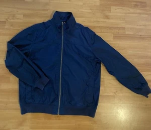 Timberland Navy Blue Men's Windbreaker Jacket Coat- Size XXL Preppy Nautical - Picture 1 of 9
