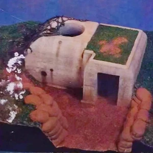 1/35 Resin Model Kit German Bunker WW2 Miniature Unpainted - Picture 1 of 2