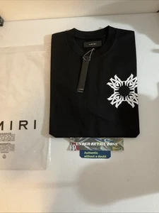 Camiseta BNWT AMIRI Negra Ma Logo Cuádruple Talla L - Imagen 1 de 4