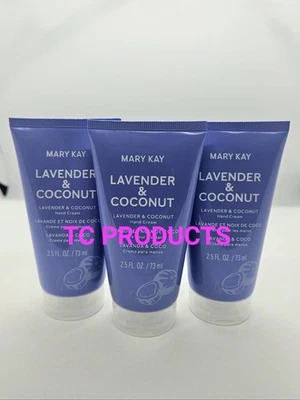 (Lote de 3) Crema de Manos Mary Kay Edición Limitada Lavanda y Coco 2.5 Fl OZ NUEVO Foto 1 de 2