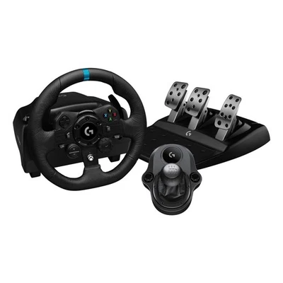 Logitech G923 Racing Wheel + Pedals + Driving Force Shifter für #31952341 - Bild 1 von 4