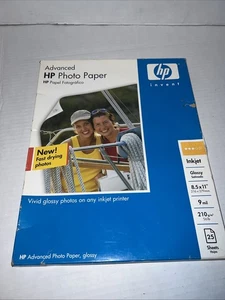 Zaawansowany papier fotograficzny HP 8,5x11" 25 arkuszy - Zdjęcie 1 z 3