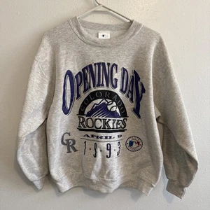 Vintage Colorado Rockies 1993 Opening Day Sweater Size Medium - Bild 1 von 6