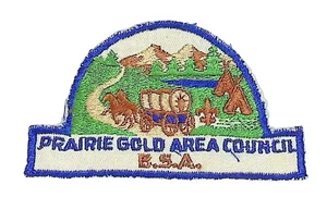 Prairie Gold Area Council IA WORN CP BSA Patch BLU Bdr (ZG471) - Picture 1 of 2