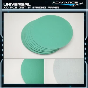 Disc 240 Grit 5 PSA Green Auto Sanding Paper Sheets Repair Sand Magic Tape 10Pcs - Bild 1 von 2