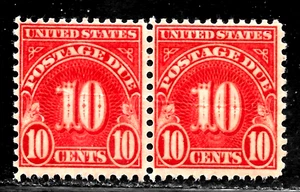 HICK GIRL-OLD MINT U.S. POSTAGE DUE SC#J84  ROTARY PRESS PRINTING          A5891 - Picture 1 of 2