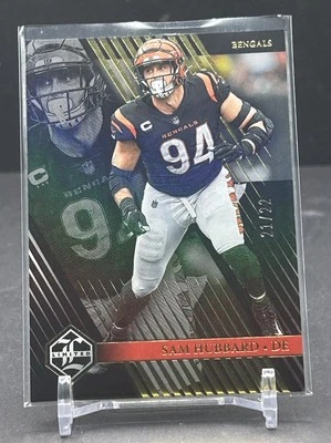 2023 PANINI LIMITED SAM HUBBARD Gold /22 #25 CINCINNATI BENGALS - Image 1 of 2
