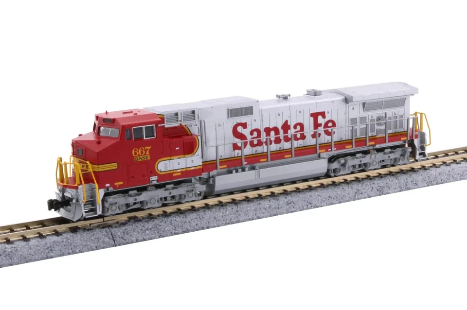 KATO N GAUGE DCC/LOKSOUND C44-9W BNSF WARBONNET #667 PN 1763516S - Image 1 of 1