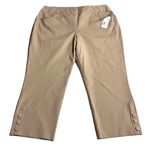 Soft Surroundings Superla Stretch Straight Crop Pants Pull On Size XL P NWT - Picture 1 of 9