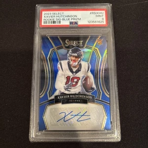 2023 Select Blue Xavier Hutchinson Rookie Auto /99 PSA 9 - Foto 1 di 4