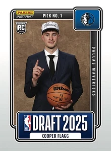 COOPER FLAGG -2025-26 Panini Instant Draft Night #1 - Rookie NBA Card - Presale - Picture 1 of 1